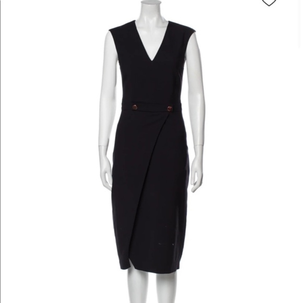 Ted Baker cap sleeved midi wrap dress
